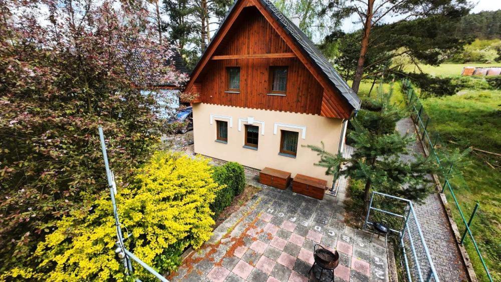 Chaty Kolodeje - Ubytovani U Reky V Soukromem Arealu-Orange Kolodeje nad Luznici ภายนอก รูปภาพ